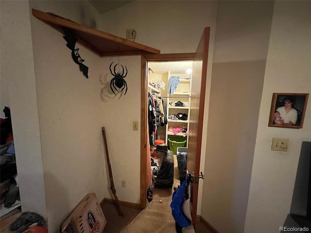841 S 6th Ave, Brighton, CO 80601 - corridor with carpet flooring and baseboards