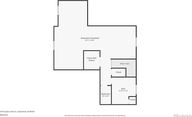 1473 Castle Creek Cir, Castle Rock, CO 80104 - view of home floor plan