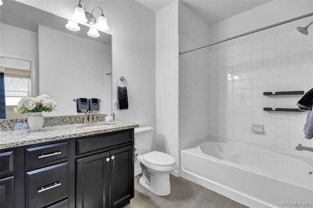4569 Copeland Loop Unit 203, Highlands Ranch, CO 80126 - full bath featuring vanity, tile patterned floors, and bathing tub / shower combination