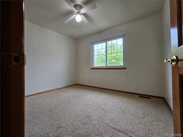 5571 S Sicily St, Aurora, CO 80015 - carpeted empty room featuring a ceiling fan and baseboards