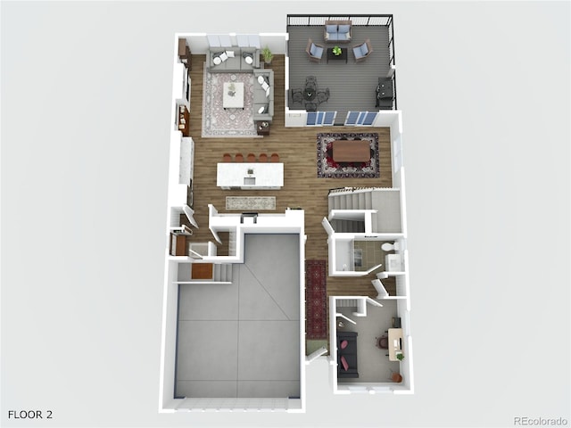 9016 Moondance Dr, Littleton, CO 80125 - view of floor plan / room layout