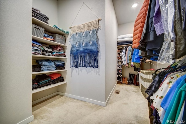 5771 Slate River Pl, Brighton, CO 80601 - walk in closet featuring carpet
