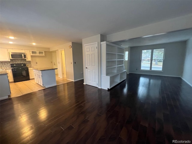 interior space featuring light hardwood / wood-style floors