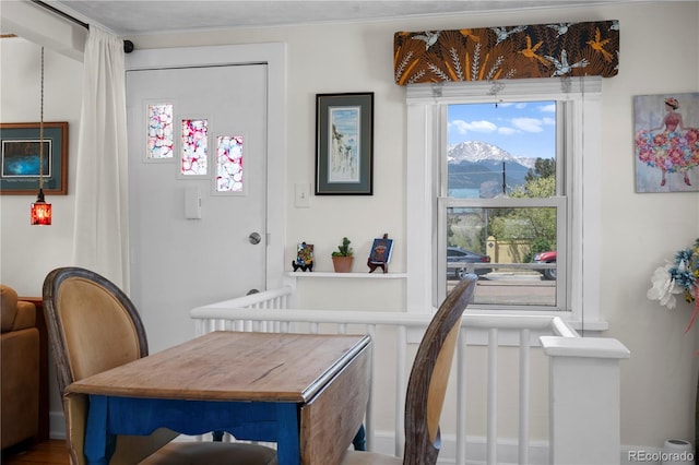 831 Manitou Blvd, Colorado Springs, CO 80904 - dining room with a mountain view