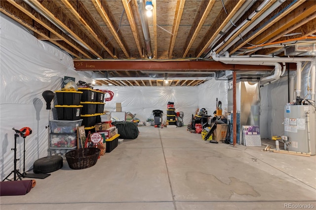 8550 Cheraw St, Littleton, CO 80125 - basement with water heater