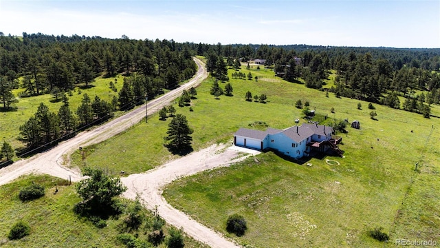 38879 Rusty Spur Trl, Agate, CO 80101 - view of rural area with a heavily wooded area