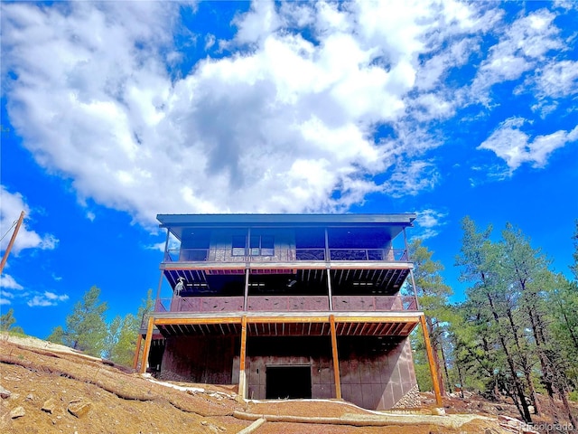 1282 N Crystal Rd, Lake George, CO 80827 - back of house featuring a deck