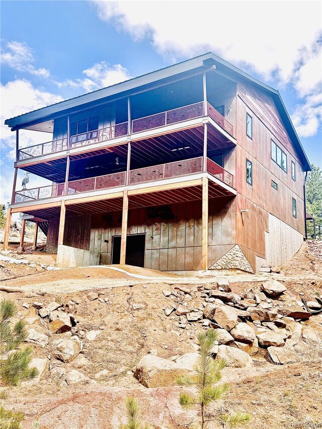 1282 N Crystal Rd, Lake George, CO 80827 - view of rear view of property