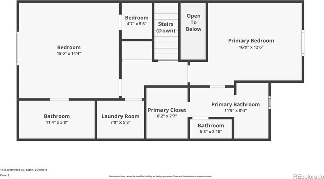 1746 Westward Cir Unit 1, Eaton, CO 80615 - view of property floor plan