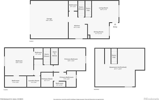 1746 Westward Cir Unit 1, Eaton, CO 80615 - view of room layout