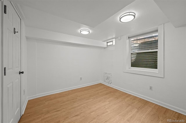 14 S Lincoln St Unit 16, Denver, CO 80209 - spare room featuring light wood-style flooring and baseboards