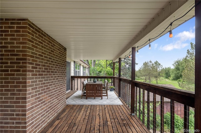 5292 W Fair Dr, Littleton, CO 80123 - view of wooden deck