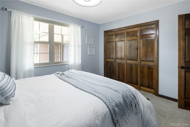 5292 W Fair Dr, Littleton, CO 80123 - bedroom featuring carpet flooring and a closet