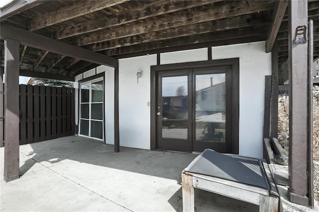 670 Wapiti Dr, Fraser, CO 80442 - view of patio with french doors
