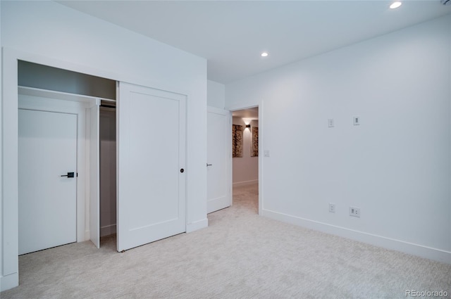 4474 Utica St, Denver, CO 80212 - unfurnished bedroom featuring carpet floors, recessed lighting, and a closet
