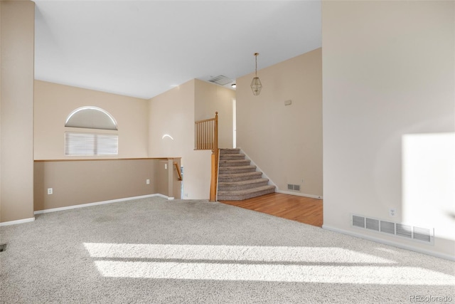 274 W Willowick Cir, Highlands Ranch, CO 80129 - stairs featuring carpet flooring and baseboards