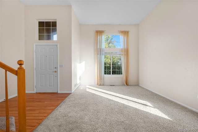 274 W Willowick Cir, Highlands Ranch, CO 80129 - foyer featuring baseboards and carpet flooring