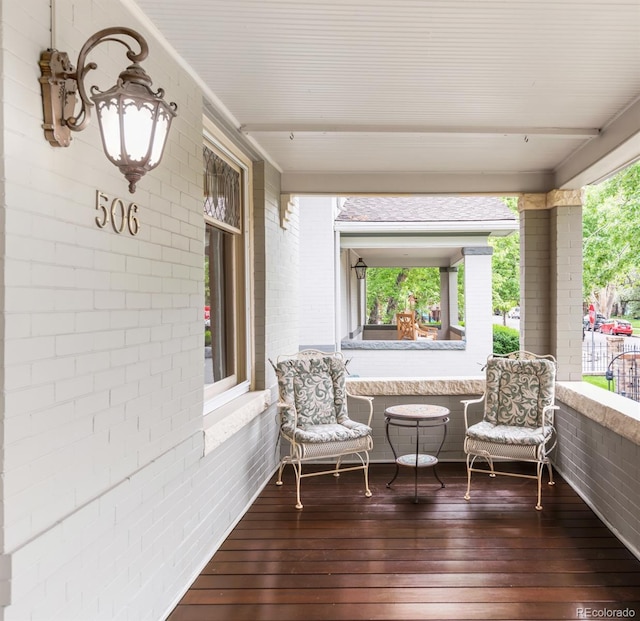 506 N Marion St, Denver, CO 80218 - view of wooden porch