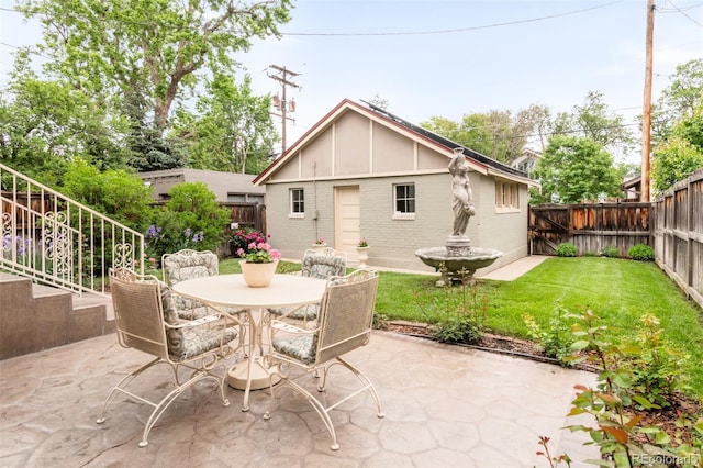 506 N Marion St, Denver, CO 80218 - view of patio / terrace with outdoor dining space