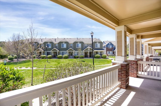16062 E Geddes Dr Unit 150, Aurora, CO 80016 - balcony featuring a residential view
