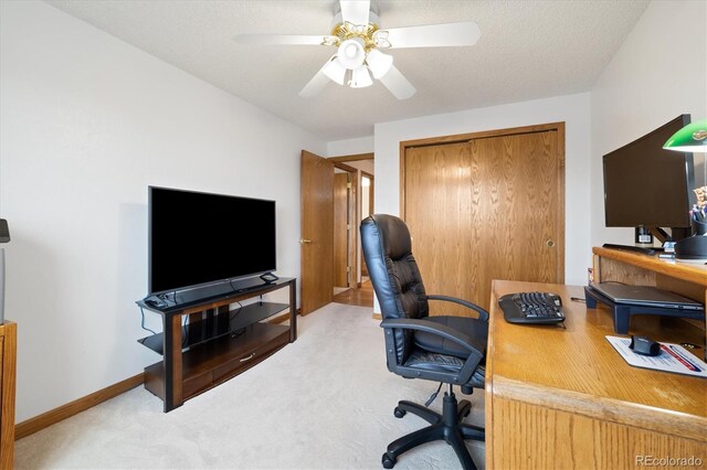 11131 Seton Pl, Westminster, CO 80031 - office space featuring carpet floors, a ceiling fan, and baseboards