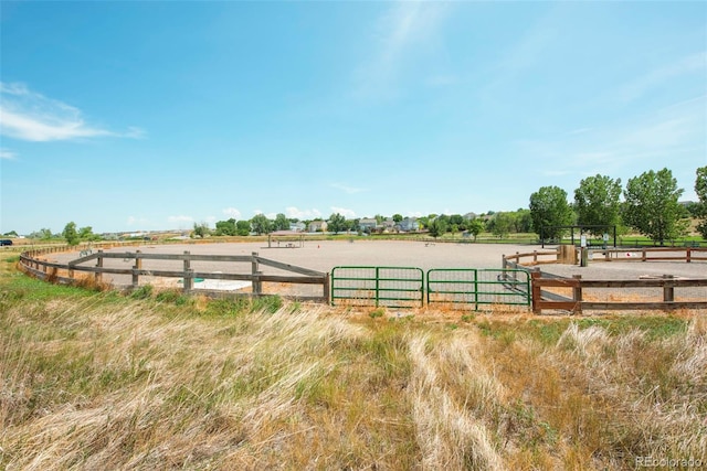 12665 Grove Ct, Broomfield, CO 80020 - view of yard with an outdoor riding arena and a rural view