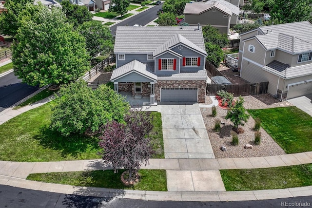 2452 S Andes Cir, Aurora, CO 80013 - aerial perspective of suburban area