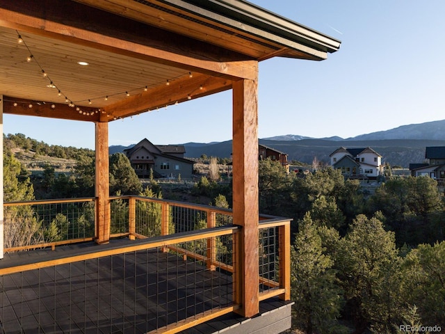 103 Paintbrush Way, Glenwood Springs, CO 81601 - deck with a mountain view