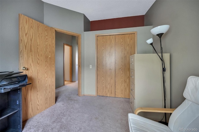 3831 Smoke Tree Dr, Colorado Springs, CO 80920 - sitting room featuring carpet and a textured ceiling