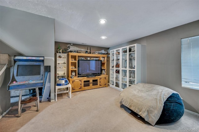3831 Smoke Tree Dr, Colorado Springs, CO 80920 - bedroom featuring carpet floors, baseboards, and recessed lighting