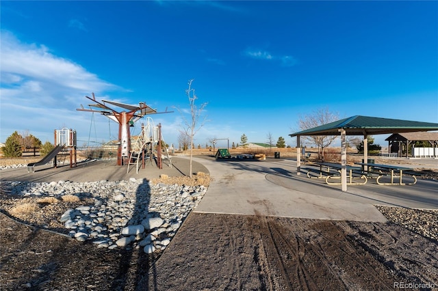 view of communal playground