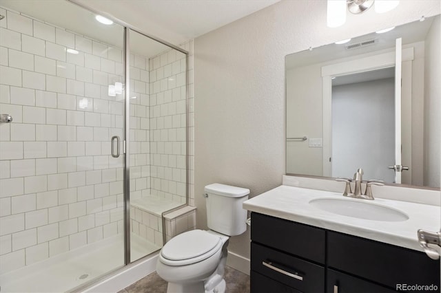 24322 E Mineral Dr, Aurora, CO 80016 - bathroom with vanity and a shower stall