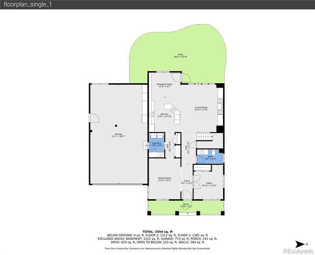 8427 S Parfet Ct, Littleton, CO 80127 - floor plan / room layout