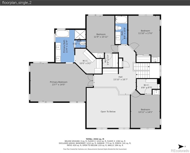 8427 S Parfet Ct, Littleton, CO 80127 - floor plan / room layout