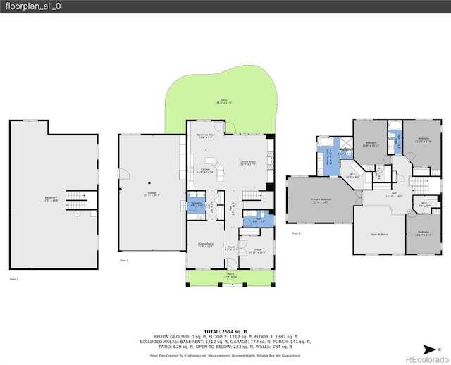 8427 S Parfet Ct, Littleton, CO 80127 - property floor plan