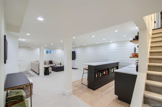 7036 Robb St, Arvada, CO 80004 - rec room featuring recessed lighting