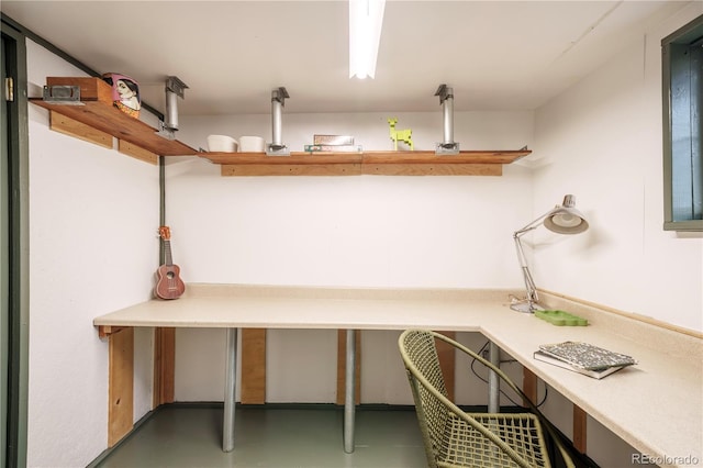view of basement