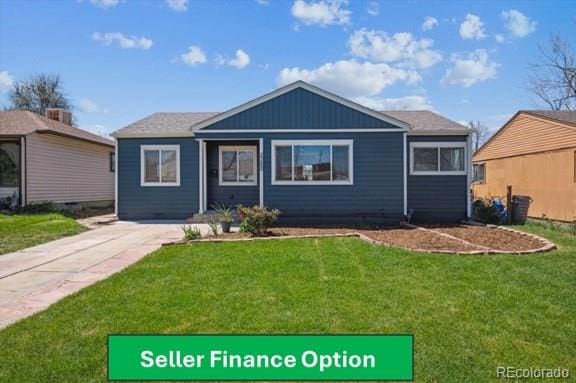 2285 Fulton St, Aurora, CO 80010 - view of front of home with a front yard