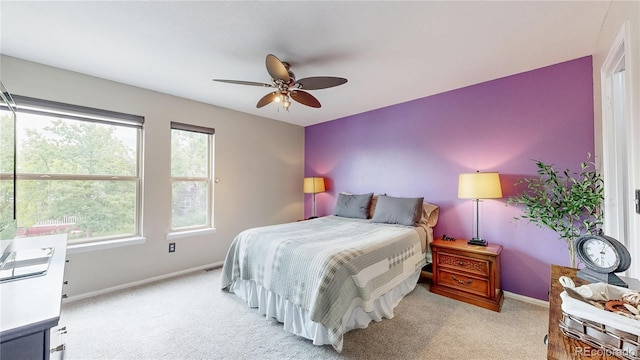 10517 Clermont Way, Thornton, CO 80233 - bedroom featuring light colored carpet and ceiling fan