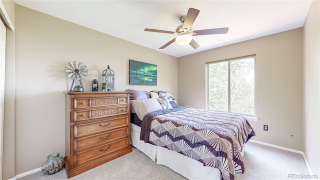 10517 Clermont Way, Thornton, CO 80233 - bedroom with light colored carpet and ceiling fan