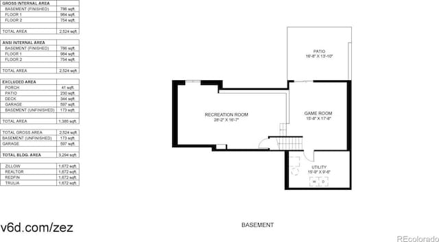 10517 Clermont Way, Thornton, CO 80233 - view of home floor plan