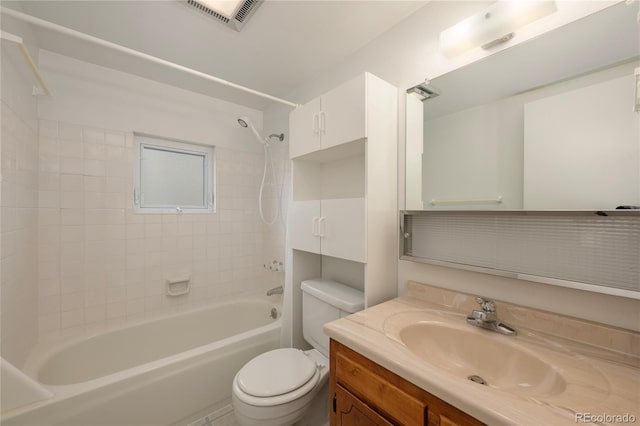 182 Colorado Dr, Tabernash, CO 80446 - bathroom with toilet,  shower combination, and vanity