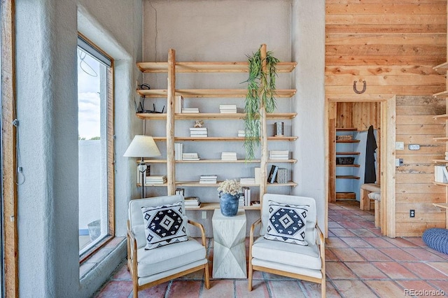 28700 County Road 304, Buena Vista, CO 81211 - living area featuring wooden walls