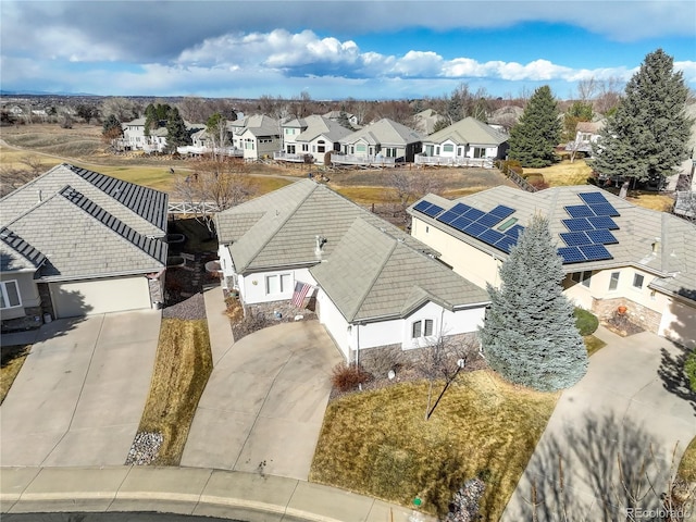 birds eye view of property featuring a residential view