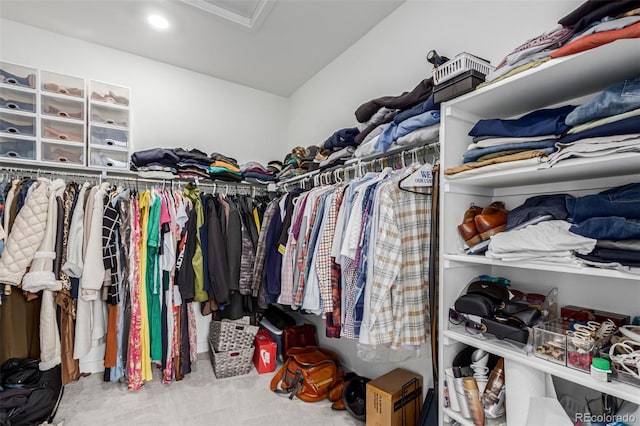 15774 W Girard Ave, Morrison, CO 80465 - walk in closet with attic access and carpet
