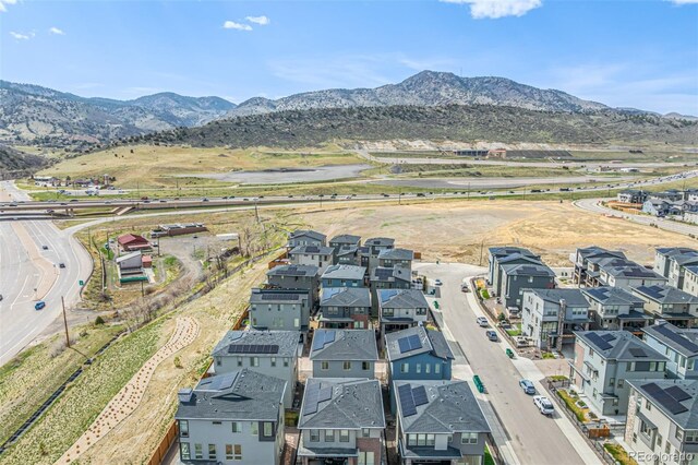 15774 W Girard Ave, Morrison, CO 80465 - birds eye view of property featuring a residential view and a mountain view