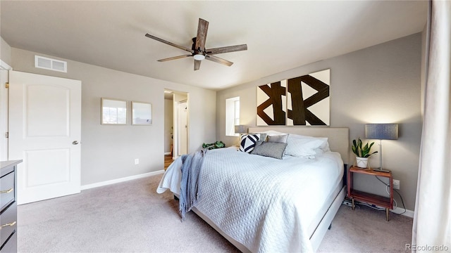 1933 Villageview Ln, Castle Rock, CO 80104 - carpeted bedroom featuring baseboards and ceiling fan