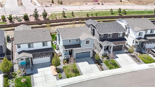 1933 Villageview Ln, Castle Rock, CO 80104 - aerial perspective of suburban area