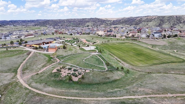 1933 Villageview Ln, Castle Rock, CO 80104 - aerial view of property and surrounding area with nearby suburban area