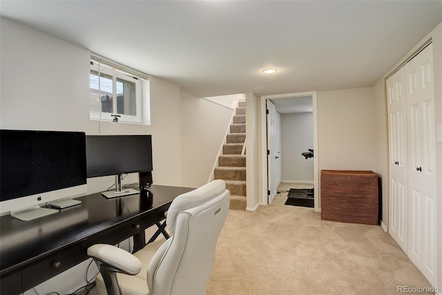 848 Harrison St, Denver, CO 80206 - office area with light colored carpet and baseboards